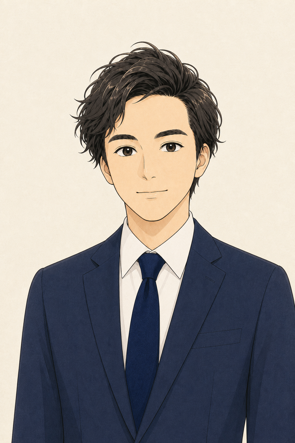 渥美日高弁護士のイラスト